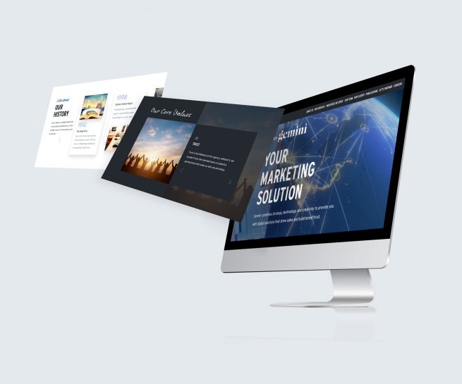 gemini website page examples
